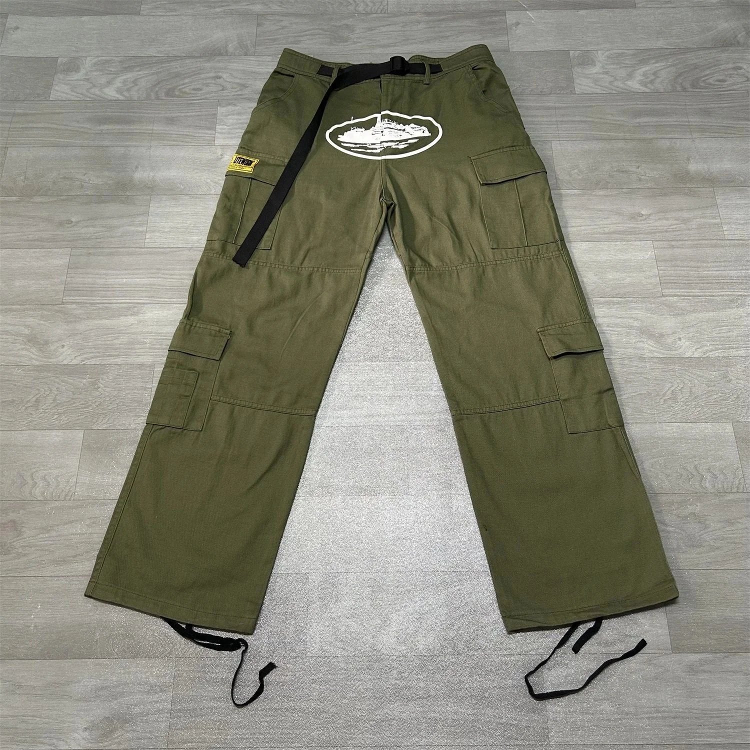 UTS x Unknown Brand Cargo Pants Army Green - 1