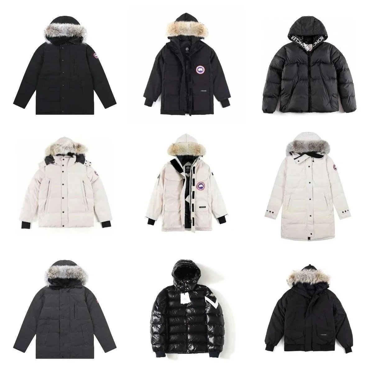 Classic and versatile fashionable down jacket