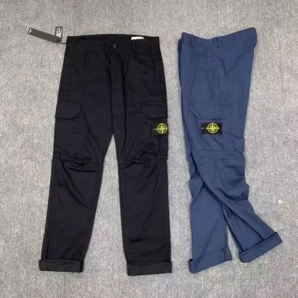 Stone Island Shadow Project Cargo Pants Black and Navy - 1