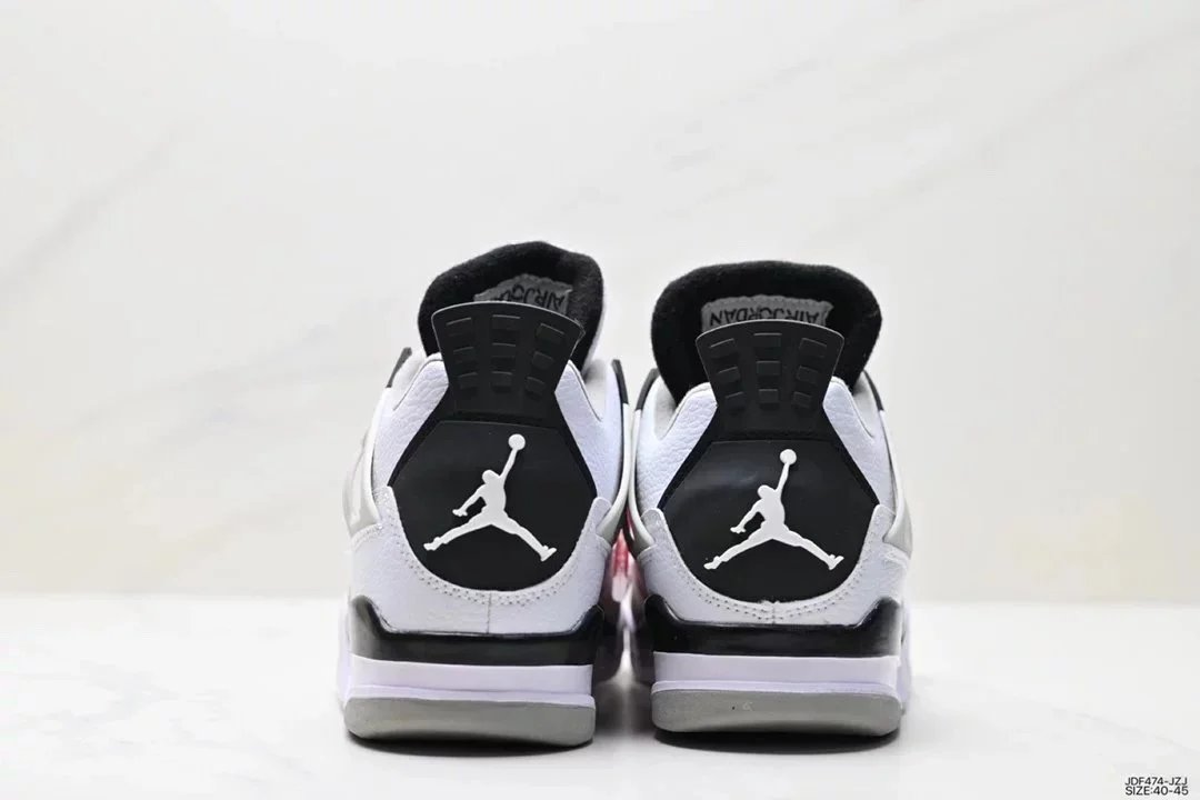 Air Jordan 4 Retro White Cement Grey Sneakers - 6
