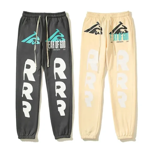 Off-White Diagonal Zip Sweatpants Gray - 9