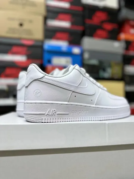 Nike x Fragment Design Air Force 1 Low White Sneakers - 1