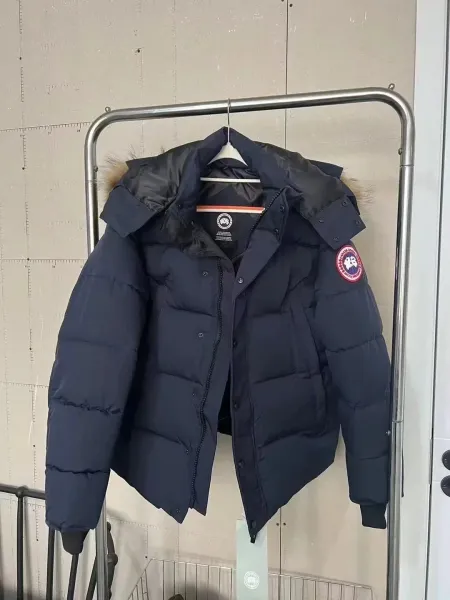 Canada Goose Expedition Parka Navy Down Jacket - 8