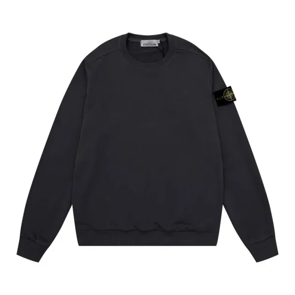 Stone Island Crew Neck Knit Sweater Light Blue - 9