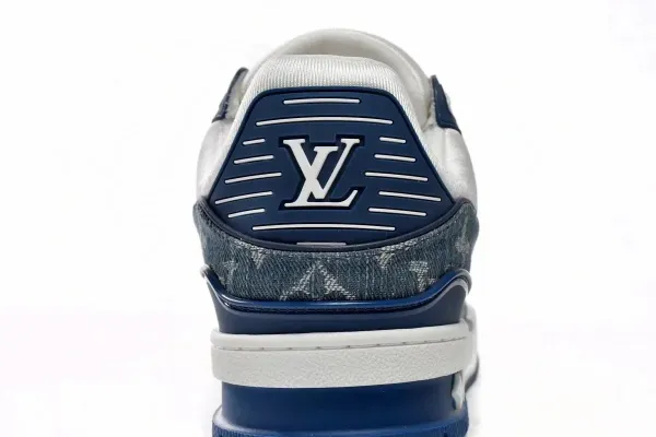 Louis Vuitton Trainer Low White Green Sneakers - 5