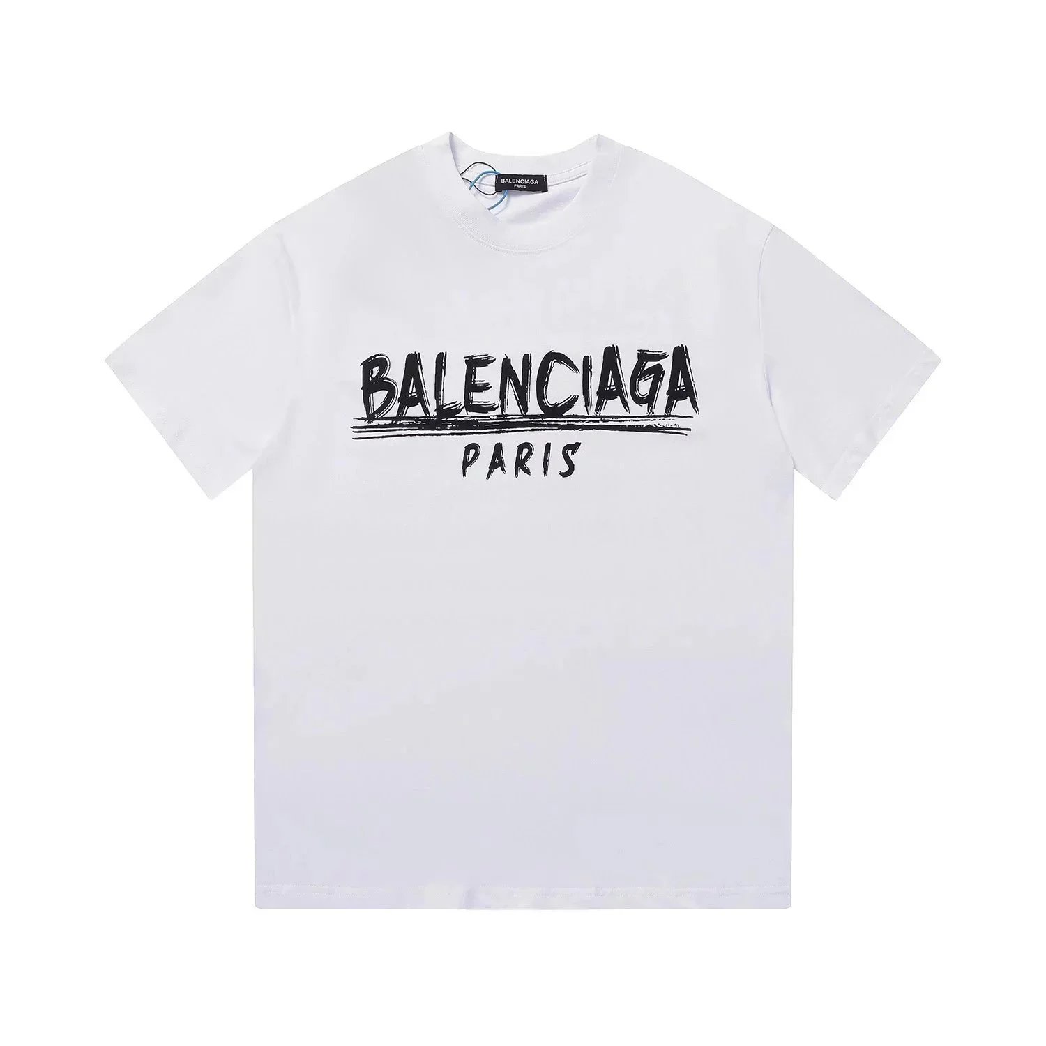 Balenciaga Two Women Logo T-Shirt Black - 4