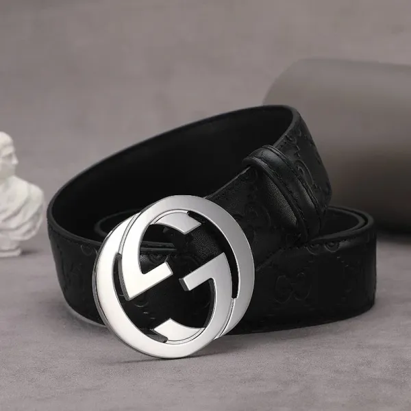 Gucci Bee Motif GG Supreme Belt White - 5