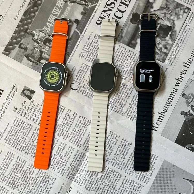 Apple Watch Ultra 2 White Sport Band Smartwatch - 7