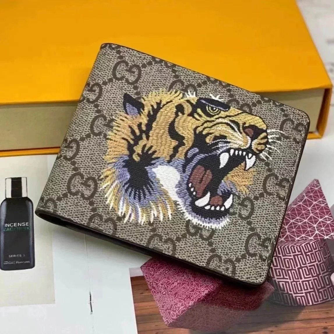 Gucci Wallets GG Supreme Canvas