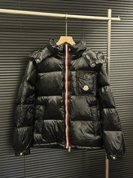 Moncler Maya Black Down Jacket - 1