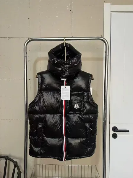 Moncler Maya Vest Black Down Vest - 1