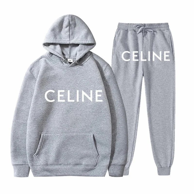 CELINE Hoodie and Sweatpants Set