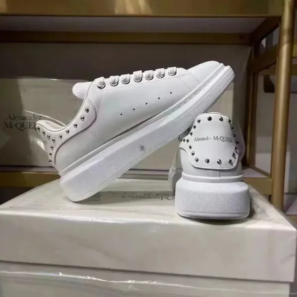 Alexander McQueen Oversized Sneakers White with Studs Sneakers - 1