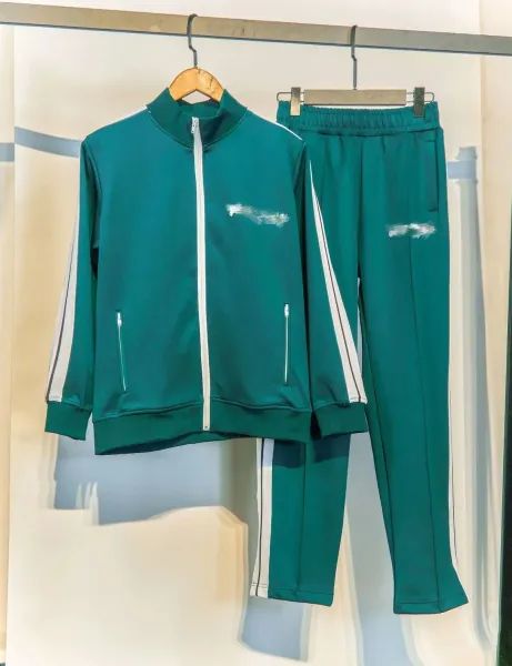 Design Distressed Track Suit Teal Green Tracksuit - 1