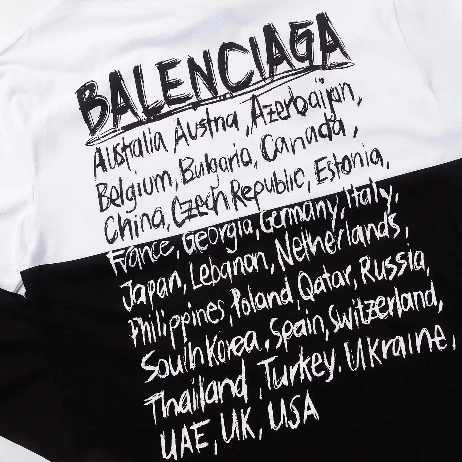 Balenciaga Two Women Logo T-Shirt Black - 9
