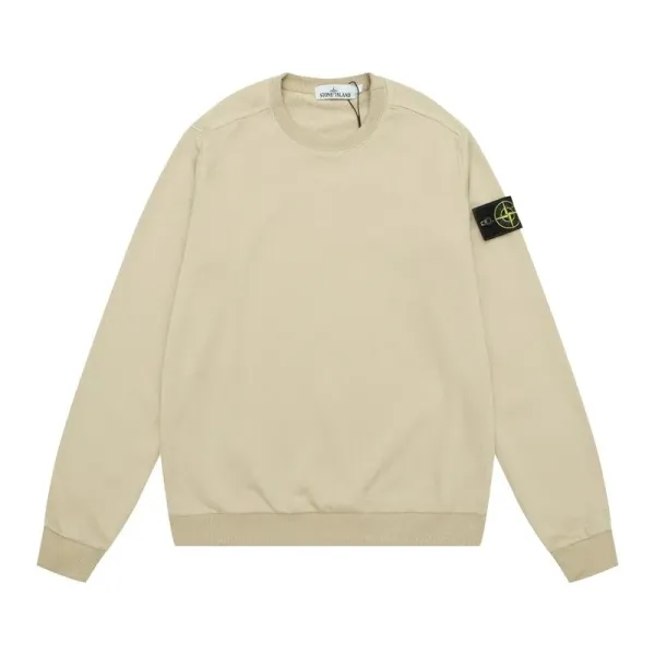 Stone Island Crew Neck Knit Sweater Light Blue - 8