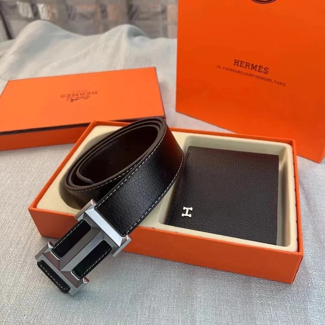 Hermès Reversible Leather Belt