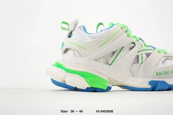 Balenciaga Track 2 Black Chunky Sneakers - 4