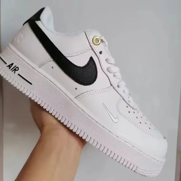 Nike Air Force 1 Low White/Black Sneakers - 1