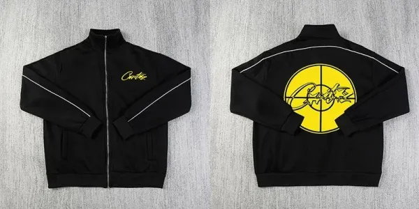 Cartier x Sportswear Track Jacket Black with Yellow Logo - 1