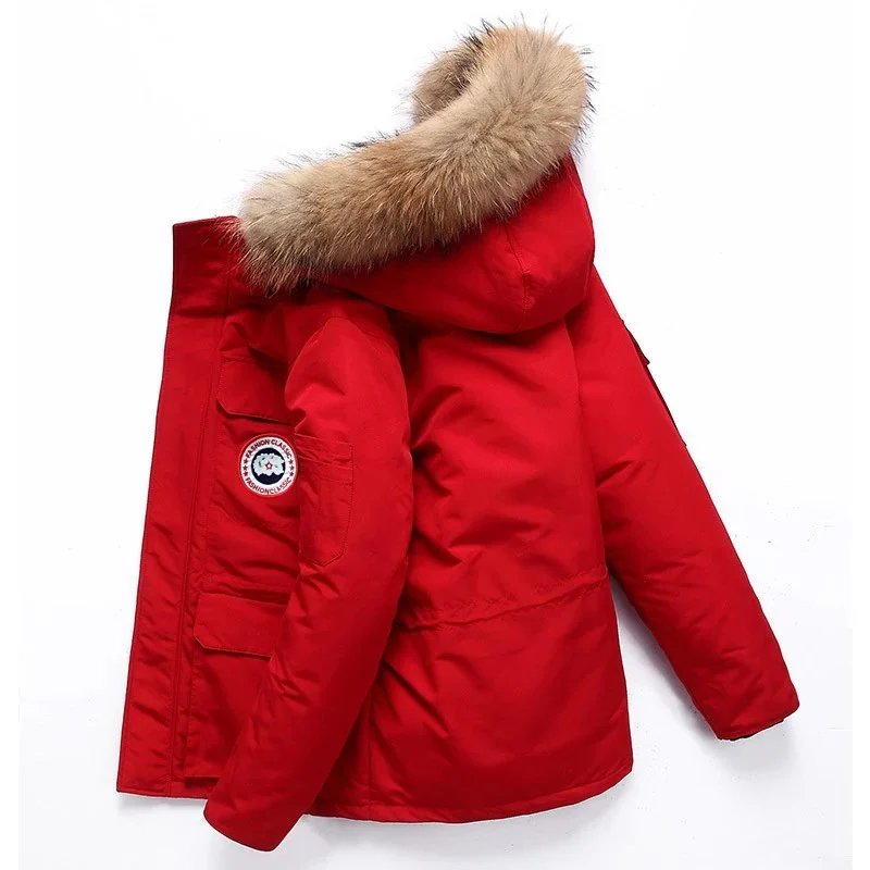 Canada Goose Expedition Parka Red Down Jacket - 1