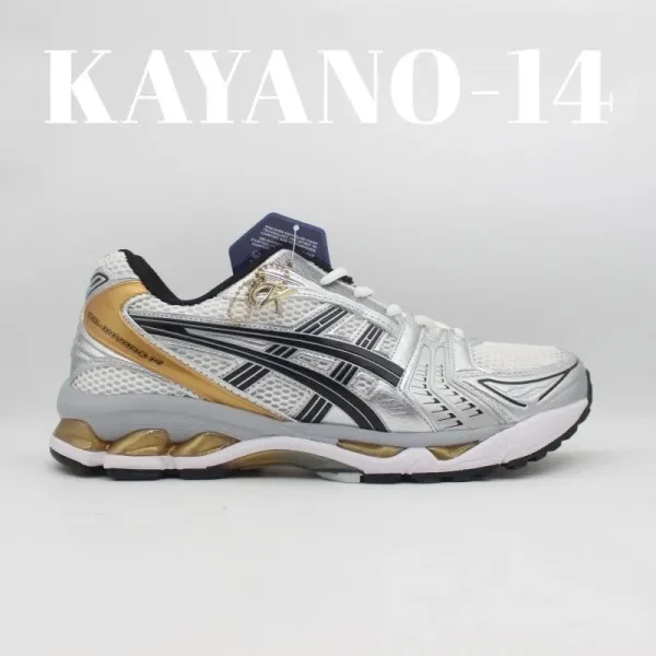 Asics Kayano 14 Silver Pink Running Shoes - 6