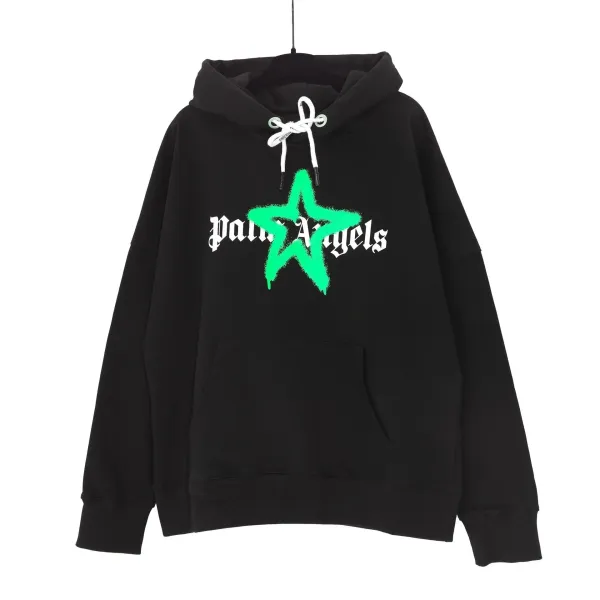 Design Shark Print Oversized Hoodie Beige - 10