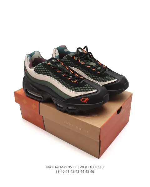 Nike Air Max 95 TT Camo Green Orange Sneakers - 1