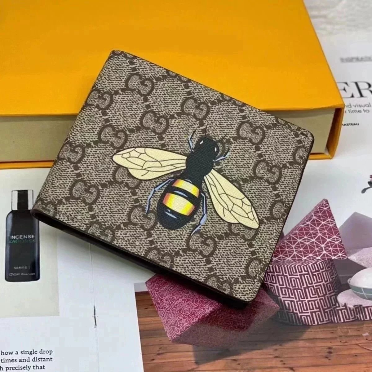 Gucci Wallets GG Supreme Canvas