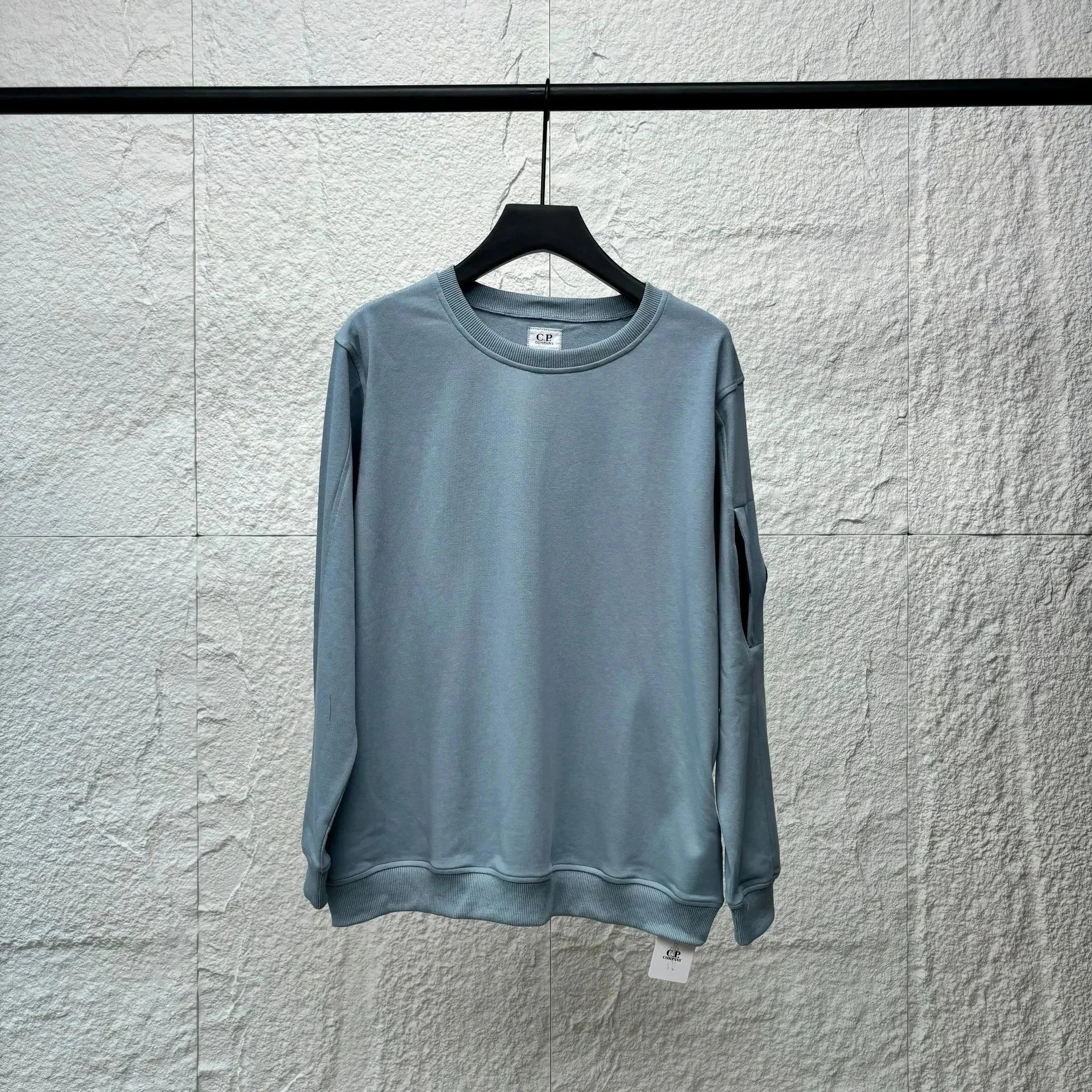 C.P. Company Graphic Print Crewneck Sweatshirt Gray - 10
