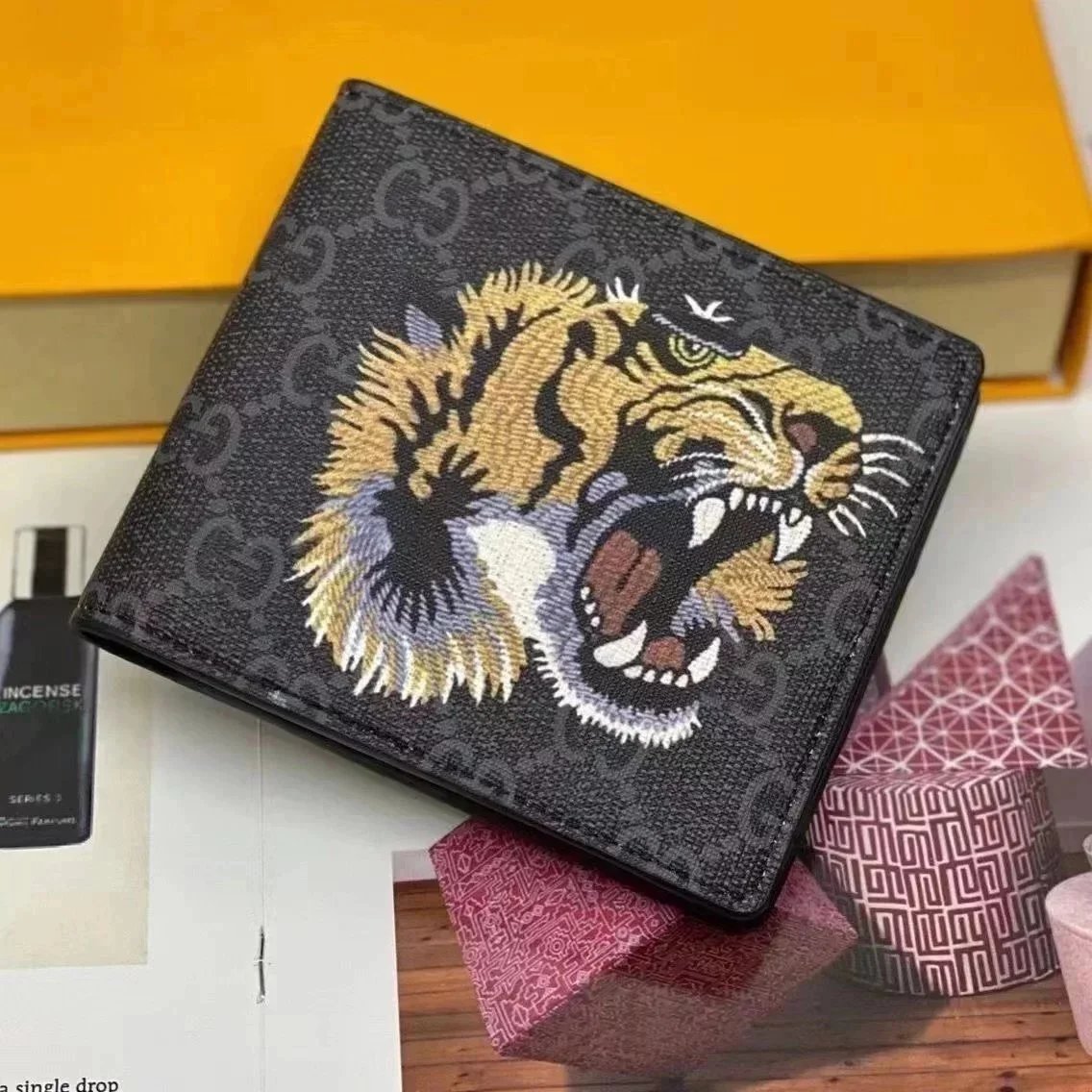 Gucci Wallets GG Supreme Canvas