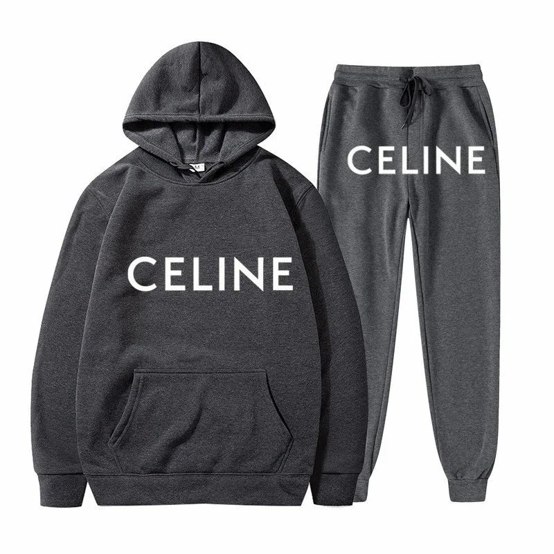 CELINE Hoodie and Sweatpants Set