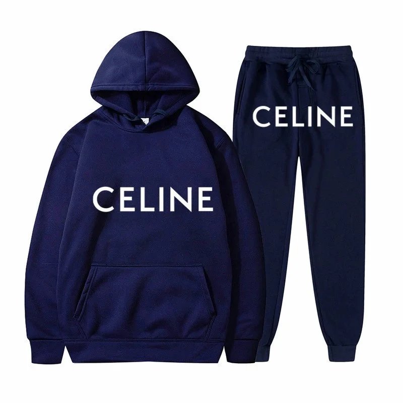 CELINE Hoodie and Sweatpants Set