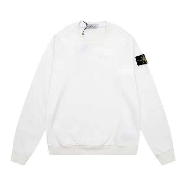 Stone Island Crew Neck Knit Sweater Light Blue - 4