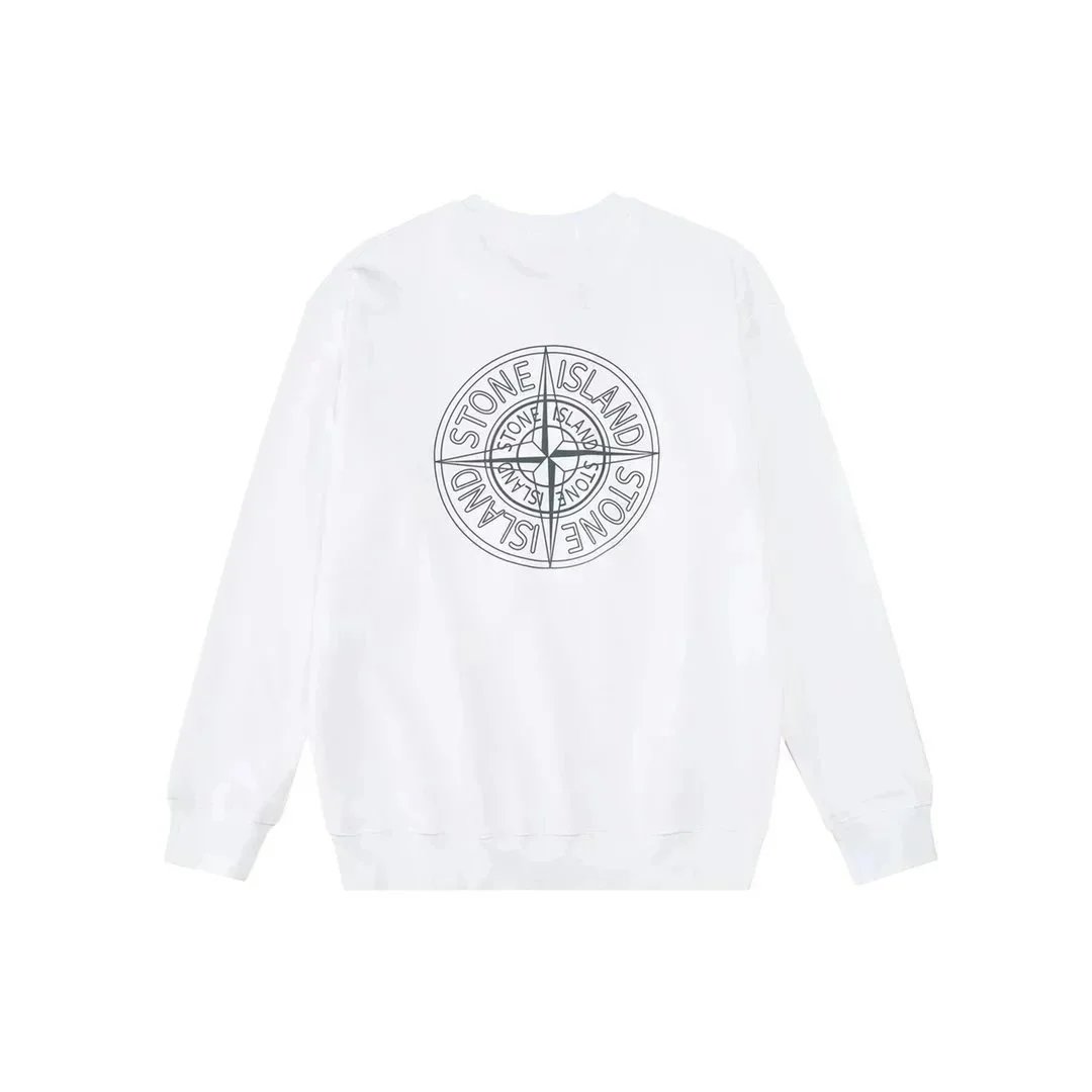 Stone Island Crew Neck Knit Sweater Light Blue - 10