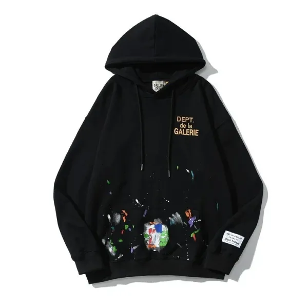 Gallery Dept. Logo Hoodie Light Gray Hoodie - 3