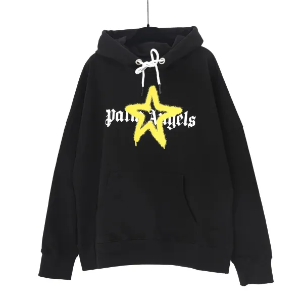 Design Shark Print Oversized Hoodie Beige - 8