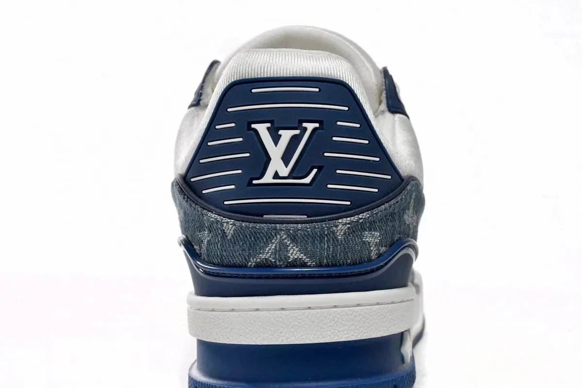Louis Vuitton Trainer White Monogram Canvas Sneakers - 6