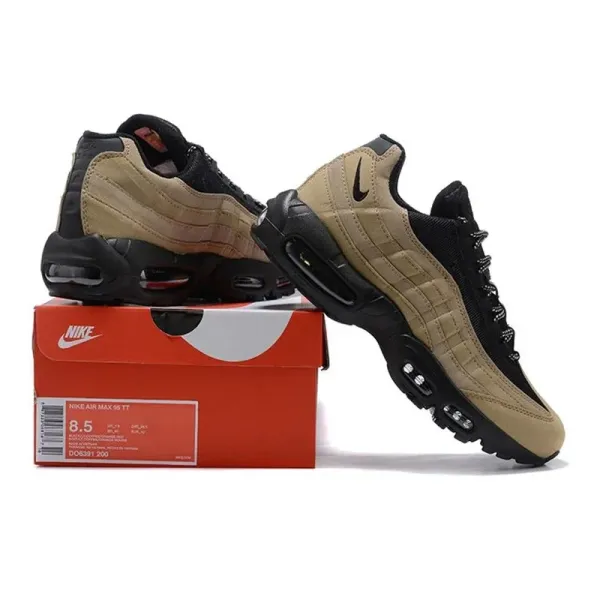 Nike Air Max 95 TT Beige and Black Running Shoes - 1