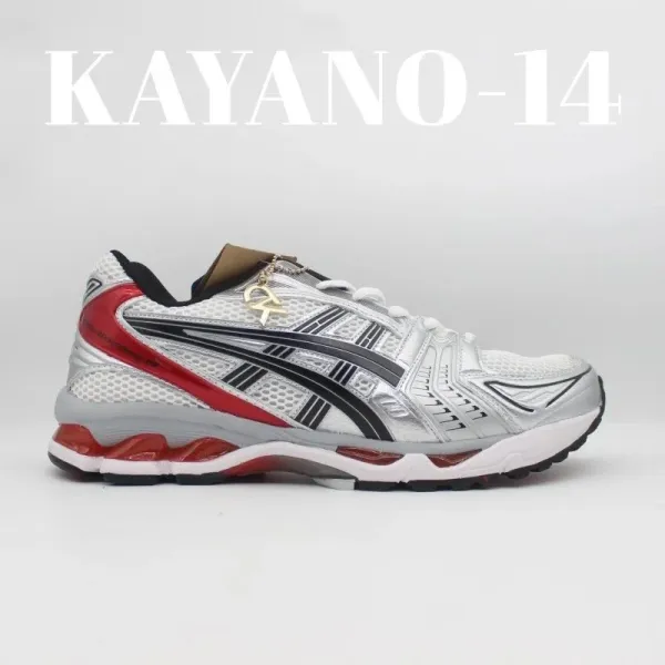 Asics Kayano 14 Silver Pink Running Shoes - 7