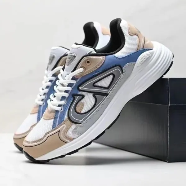 Dior B23 Low Multicolor Chunky Sneakers - 1