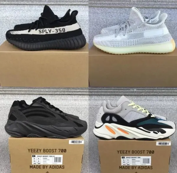Adidas Yeezy Boost 700 V2 Gray Sneakers - 9