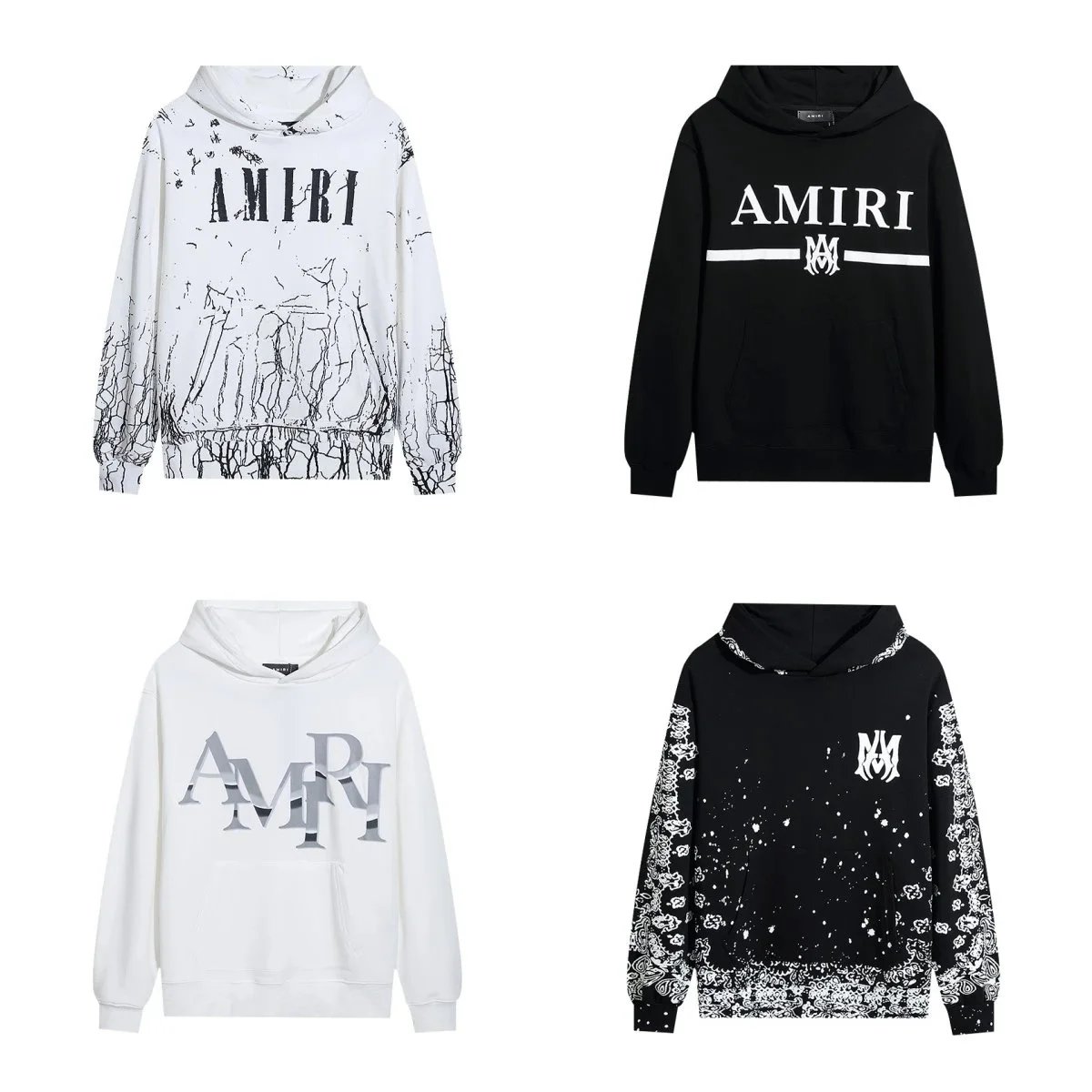 Amiri Cobra Print Black Hoodie - 2