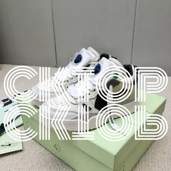 Off-White x Nike Air Jordan 1 Low 'University Blue' Sneakers - 1