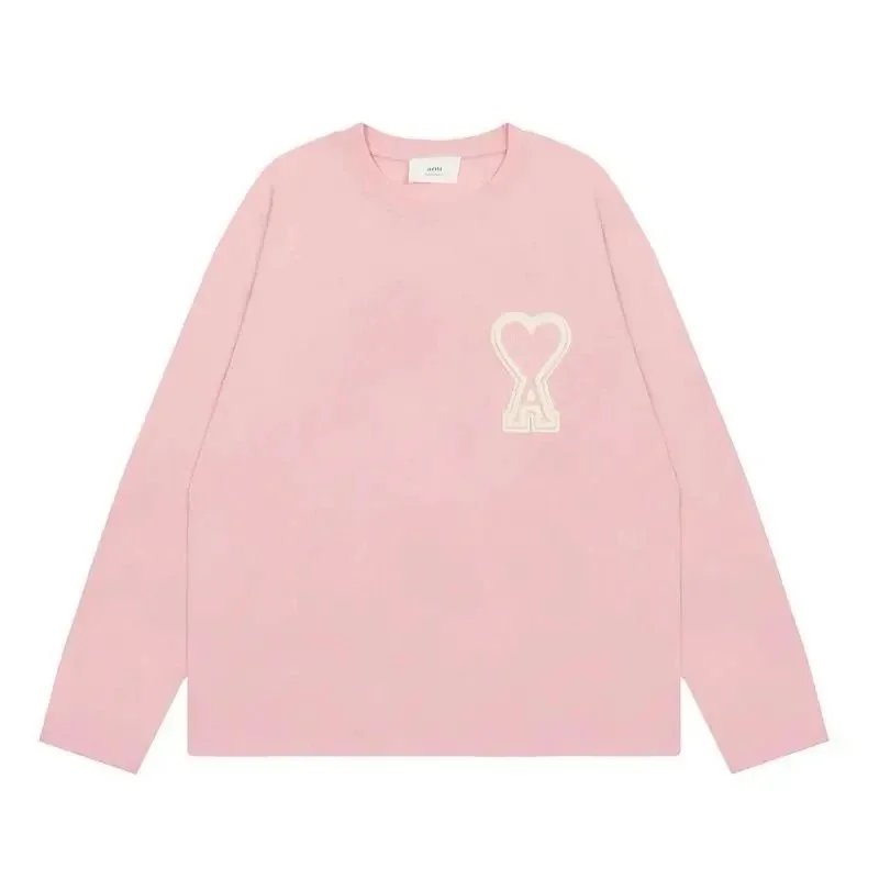 Ami Paris Heart Logo Long-Sleeve T-Shirt Forest Green - 8