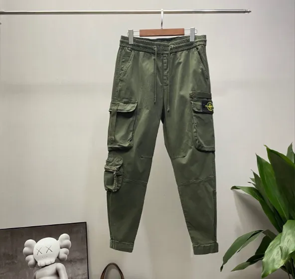 Stone Island Cargo Pants Army Green Pants - 1