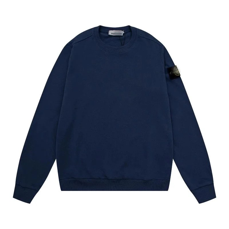 Stone Island Crew Neck Knit Sweater Light Blue - 7