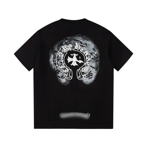 Off-White Dandelion Crystal Embroidery White T-Shirt - 4