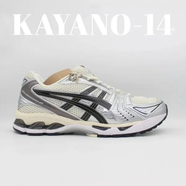 Asics Kayano 14 Silver Pink Running Shoes - 2