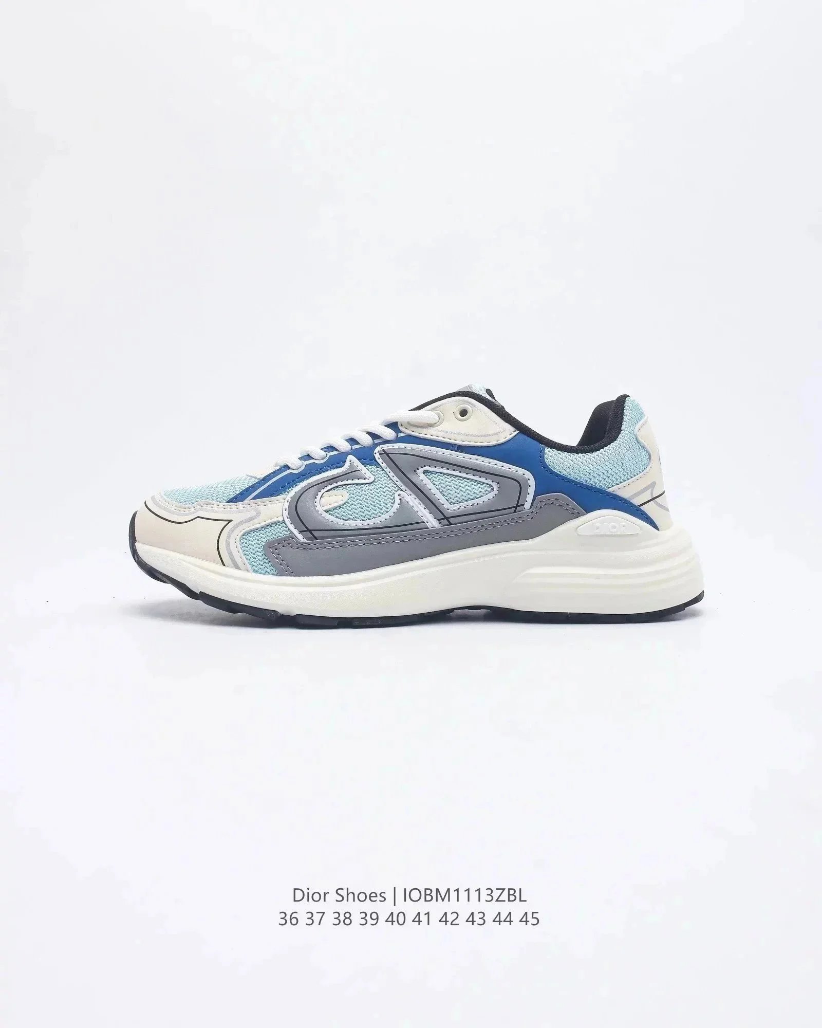 Dior B23 Low Multicolor Chunky Sneakers - 1